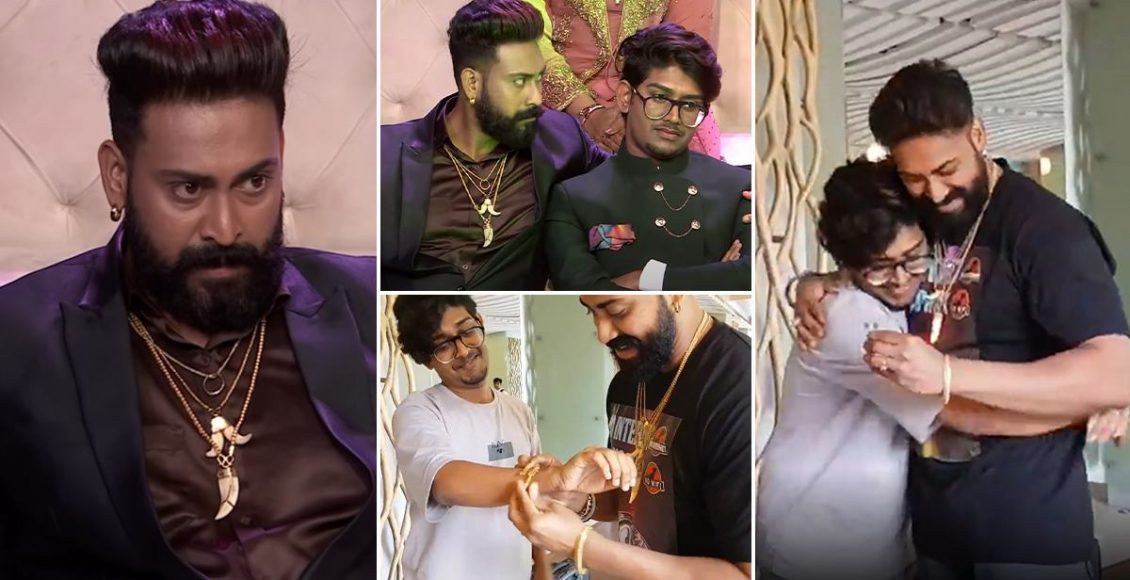 Ronson Vincent Gift To Riyas Salim Bigg Boss