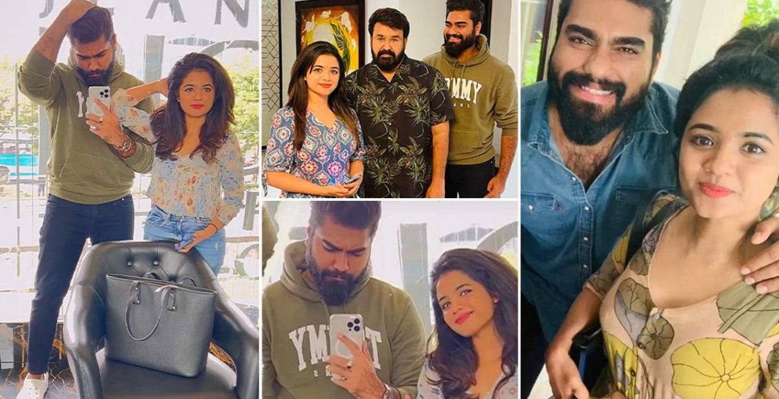 Dr Robin Radhakrishnan And Arati Podi In Mohanlal Home Malayalam