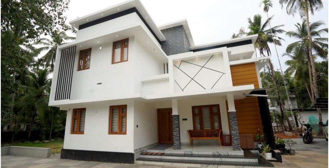 Double Storied Home Tour With Elegant  Interior And Exterior Design Malayalam