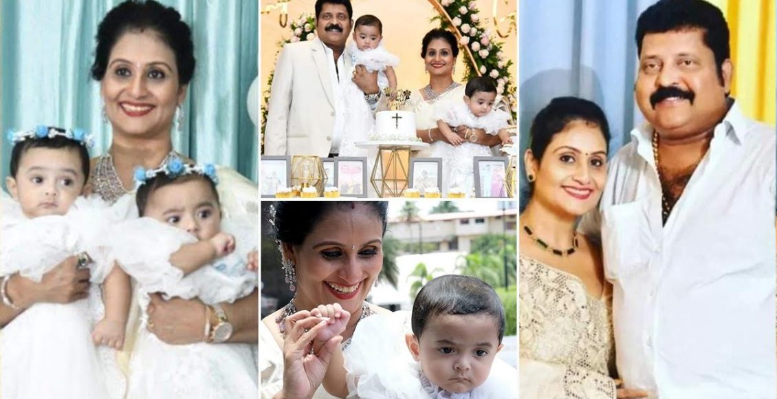 Suma Jayaram Babies Baptism