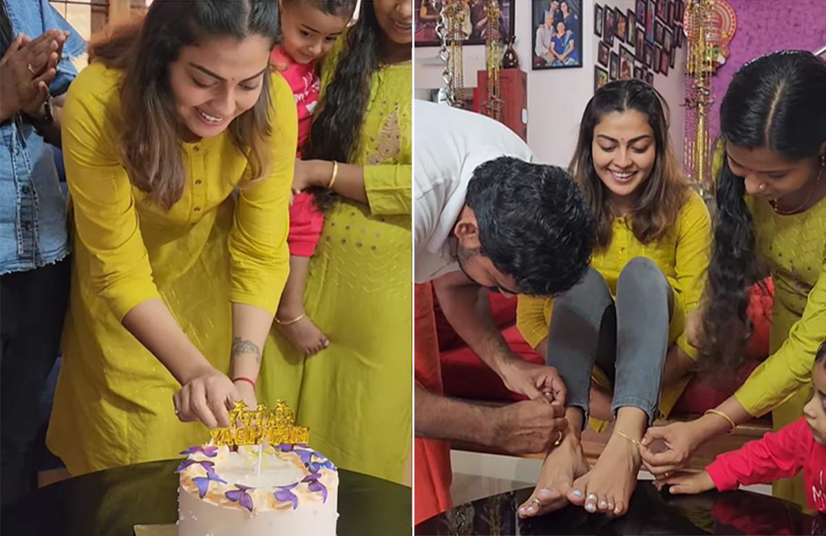 Actress Anusree Birthda Celebration Malayalam
