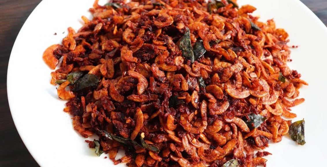 Dry Prawns Fry Recipe Malayalam
