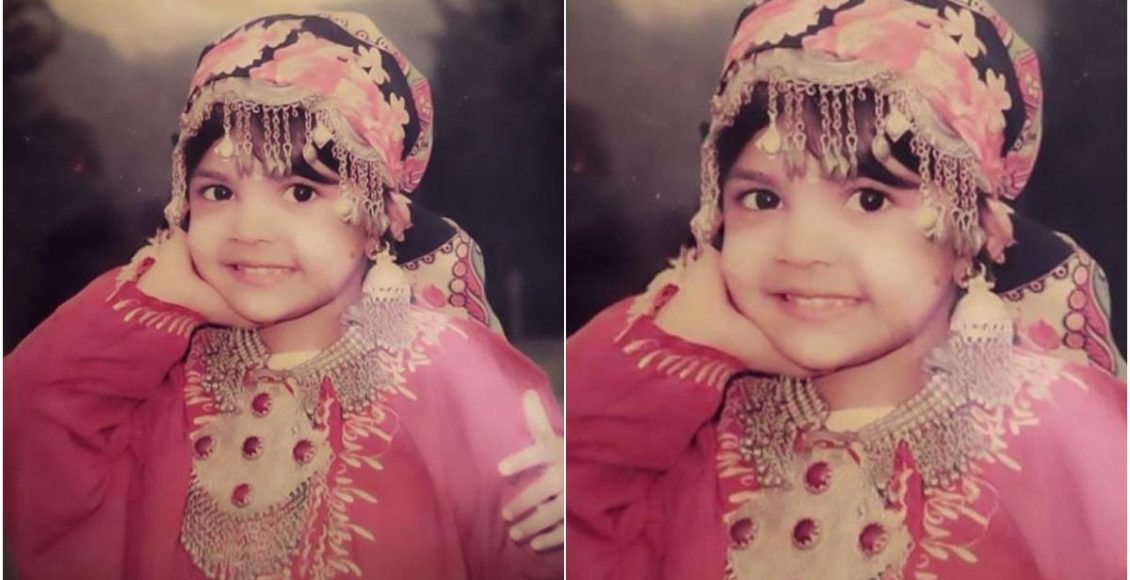 Kajal Agarwal Childhood Photo