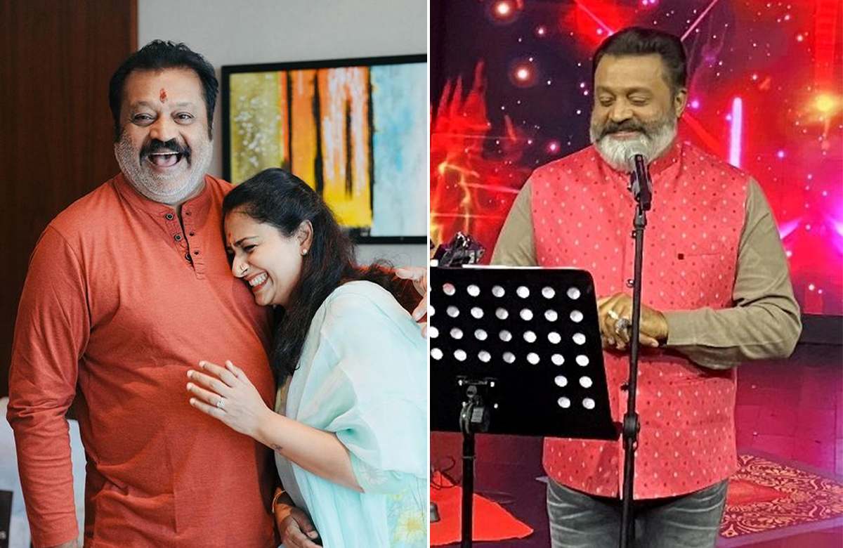 Suresh Gopi Singing On Amrutha TV Programme Malayalam