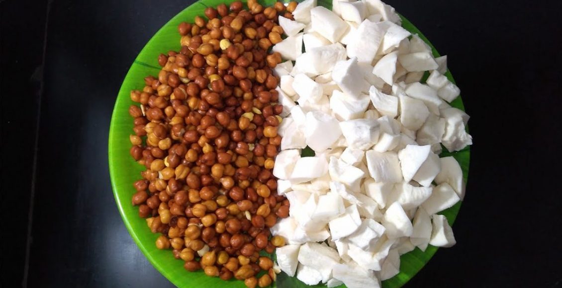 Tapioca chickpea ularth Recipe Malayalam