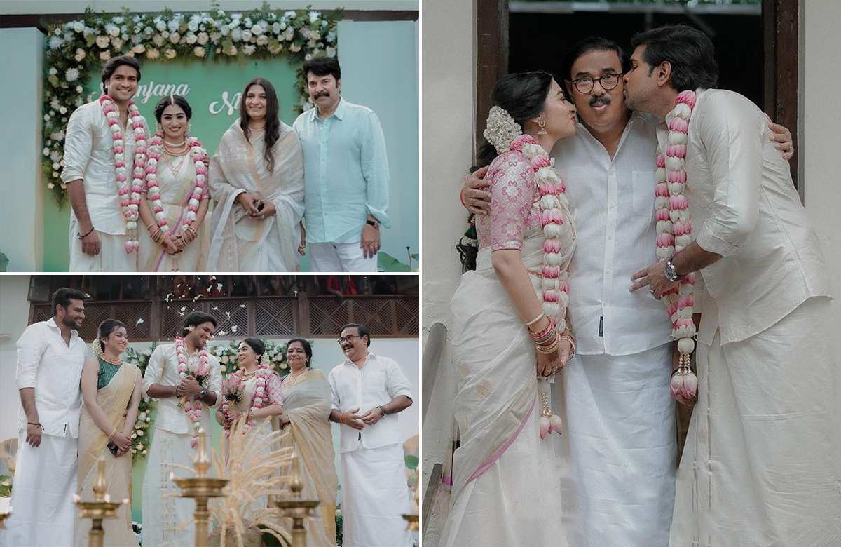 Actor Maniyanpilla Raju Son Niranj Maniyanpilla Raju Get Married Malayalam
