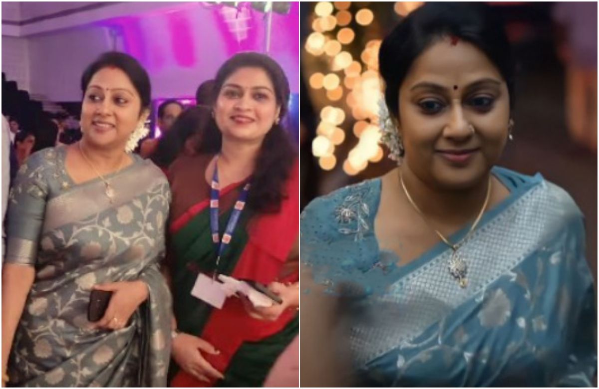 Actress Chippy Renjith Shines In Wedding Reception Malayalam
