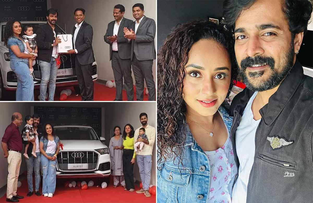 Pearle Maaney New Audi Car Malayalam