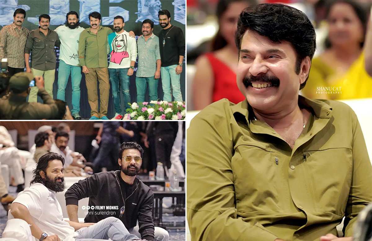 Youngsters Post With Mammootty By Unni Mukundan