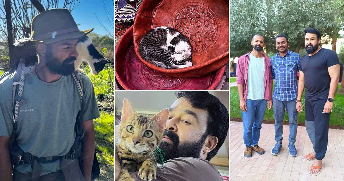 Mohanlal And Pranav Mohanlal With Cate Photos Viral