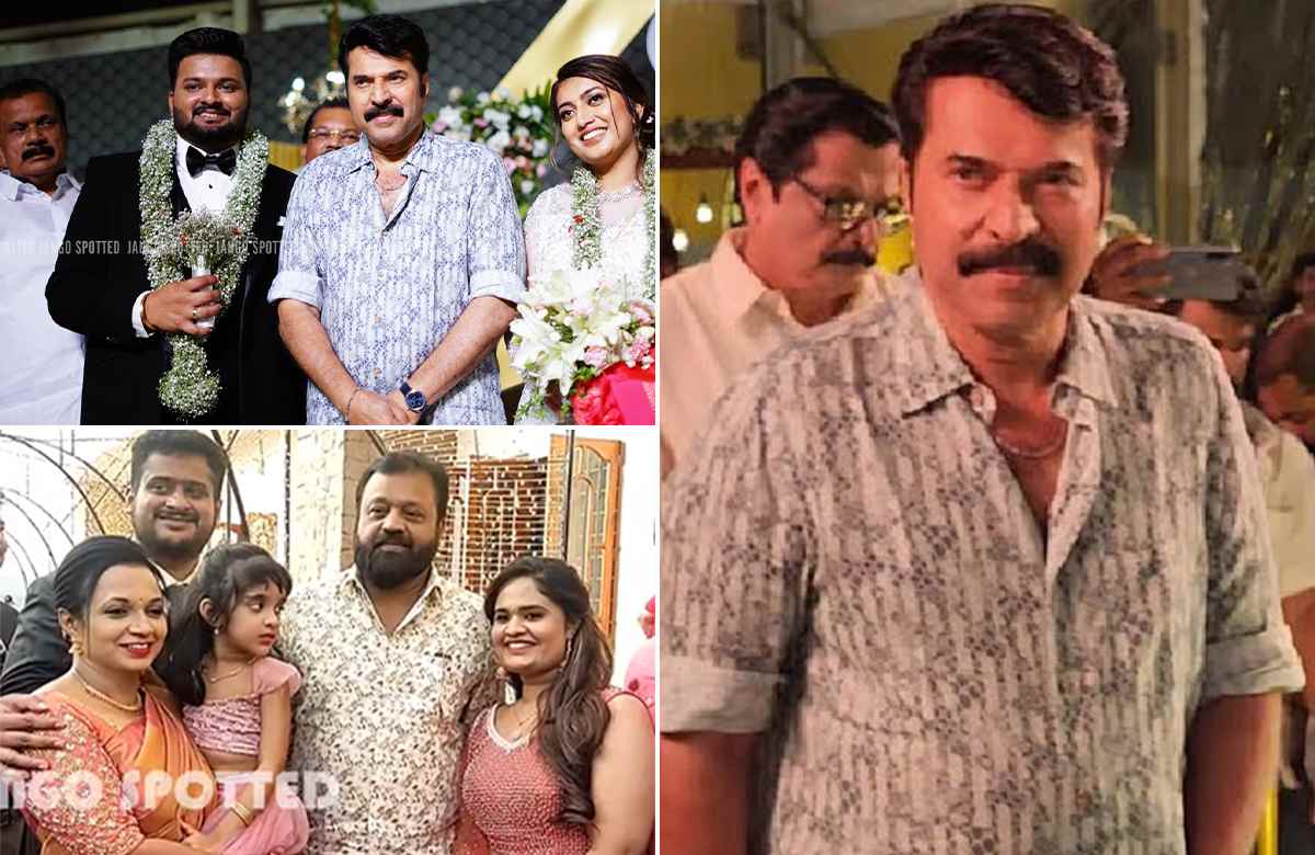 Suresh Gopi And Mammootty In Dennis Joseph Daughter Marriage Function Video Viral