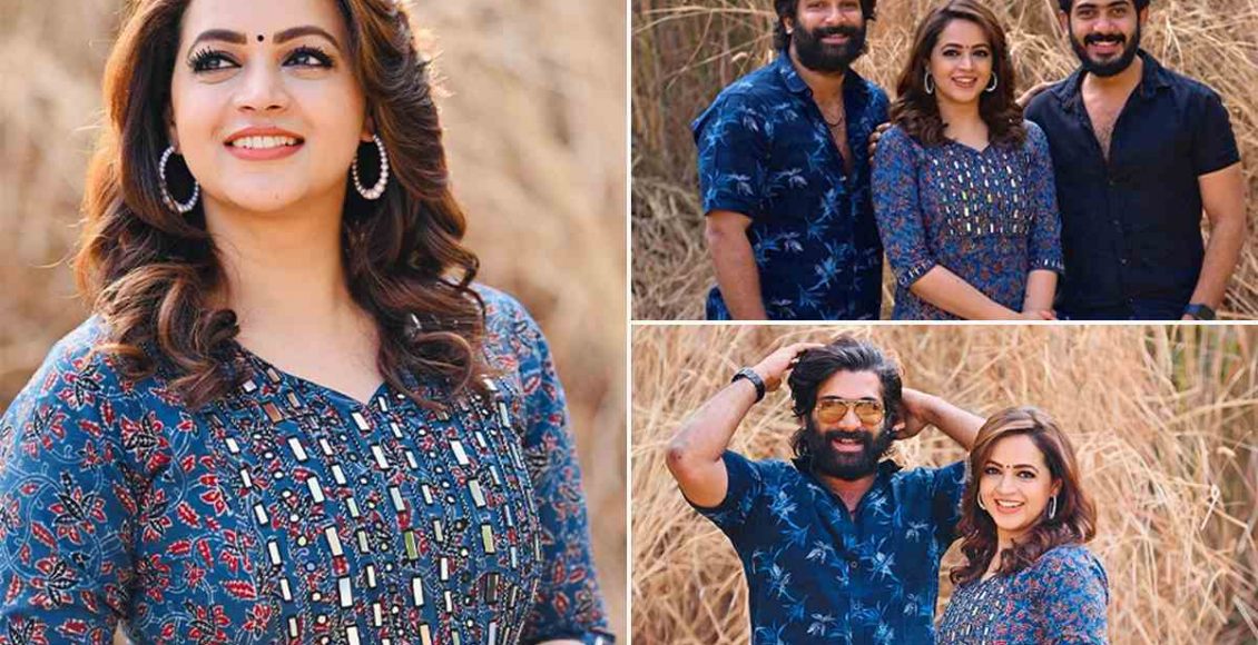 Bhavana With chandhunadh And Anu Mohan