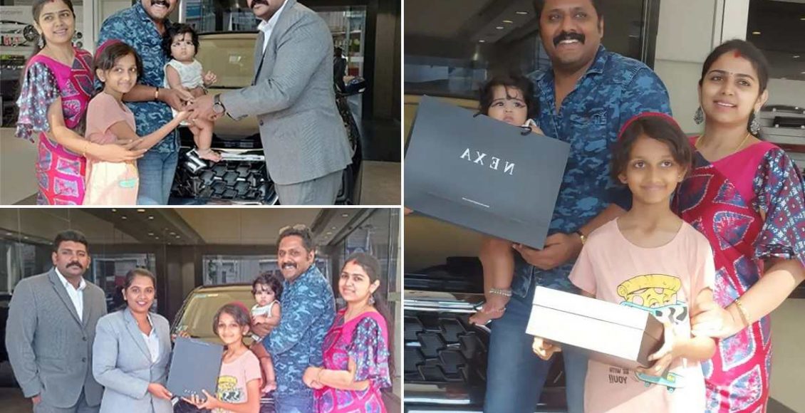 Actress Anjali Nair New Car Maruti Grand Vitara Malayalam