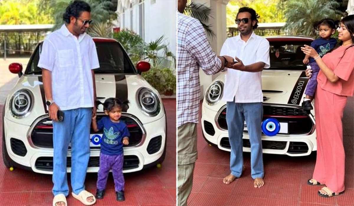 Arjun Ashokan New Mini Cooper Car