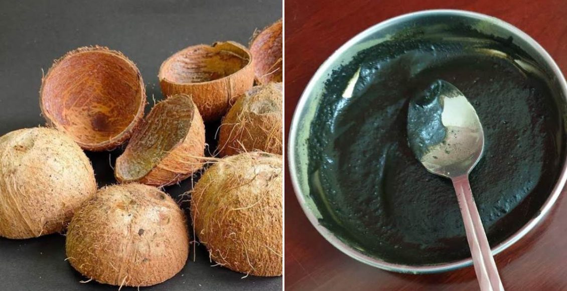 Ayurvedic Hair Dye with Coconut Shell Malayalam