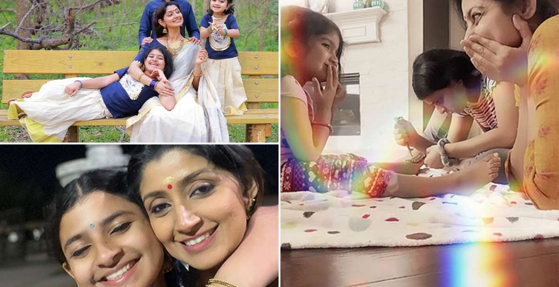 Divya Unni Play Time With Daughters Video Viral