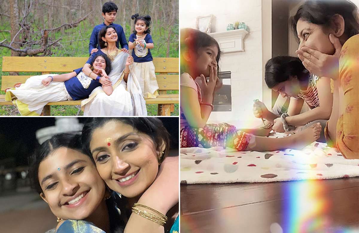 Divya Unni Play Time With Daughters Video Viral