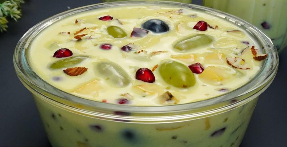 Fruit Custard Recipe Malayalam