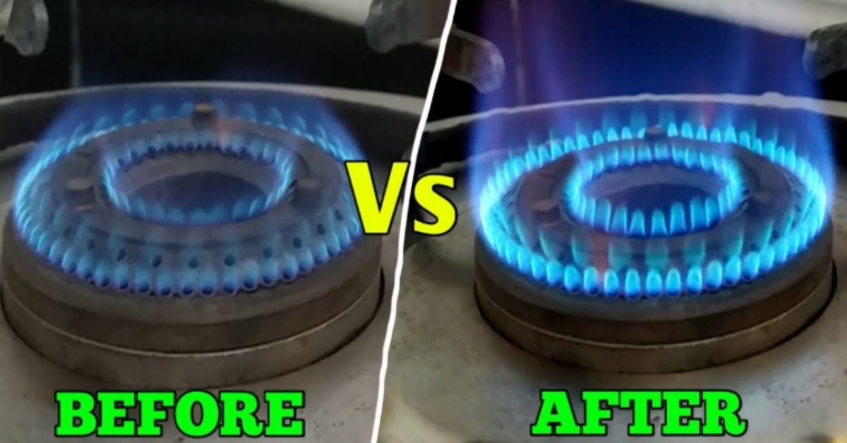 Gas Burner Low Flame Problem Easy Repair Tip