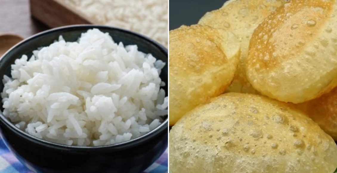 Poori Making Using Leftover Rice Recipe