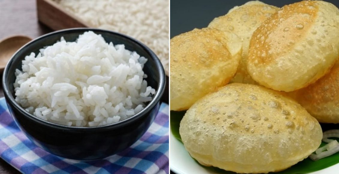 Poori Making Using Leftover Rice Recipe Malayalam