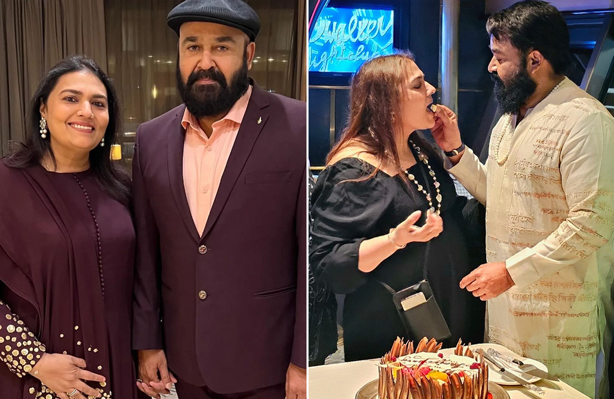 Mohanlal and his wife Suchitra Mohanlal completed 35 years of marital bliss on April 28