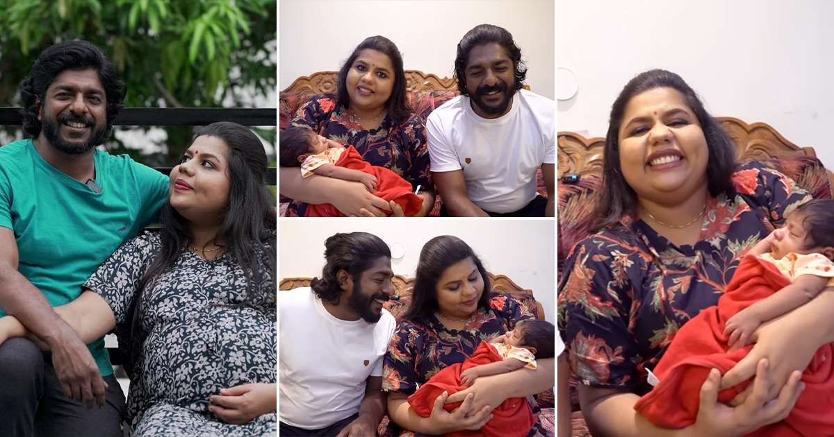 Sneha Sreekumar Introducing Baby Boy Video Viral