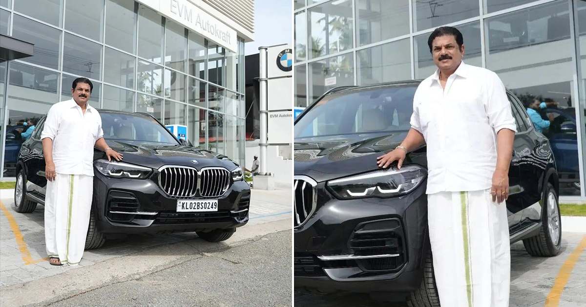 Actor Mukesh New BMW Car
