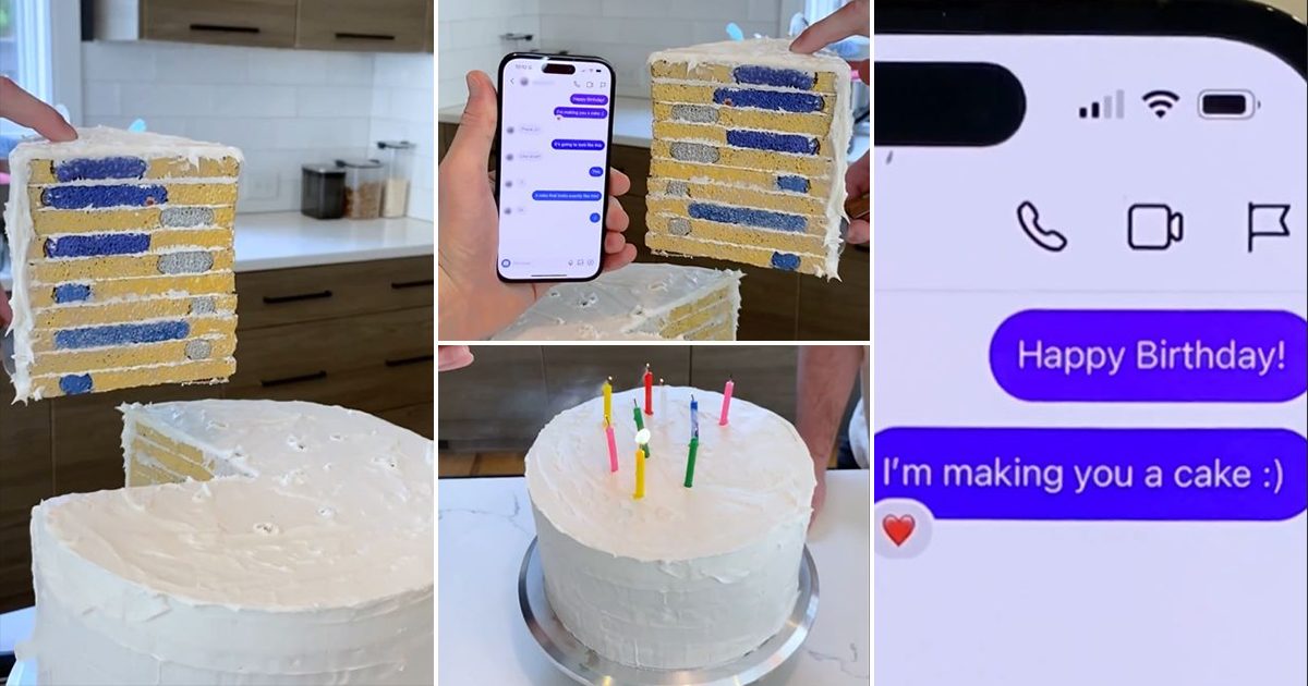 Chat Viral Cake Baking Video