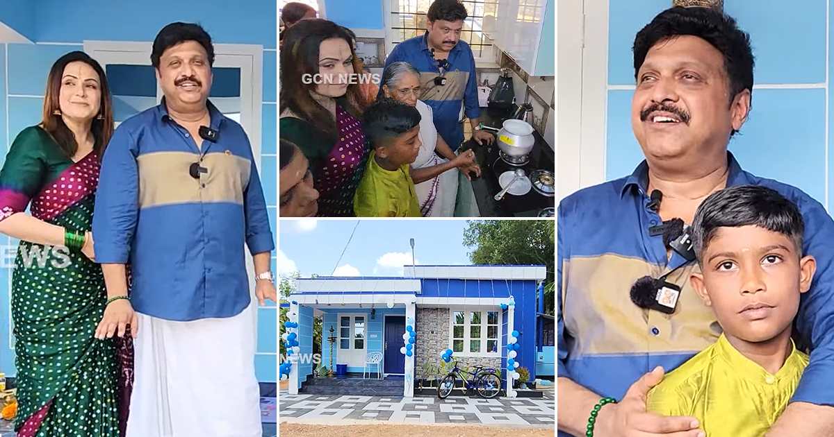 MLA Ganesh Kumar Built Home For Poor Boy