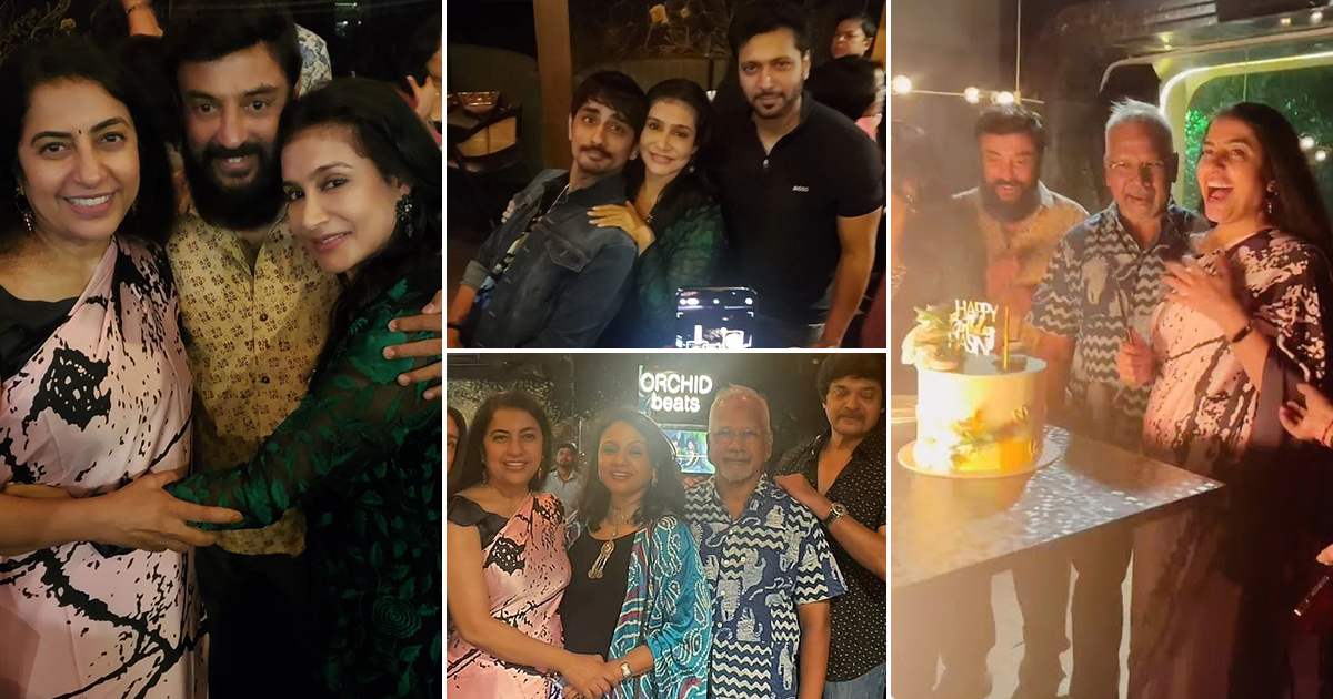 Suhasini Hasan Birthday Celebration Viral