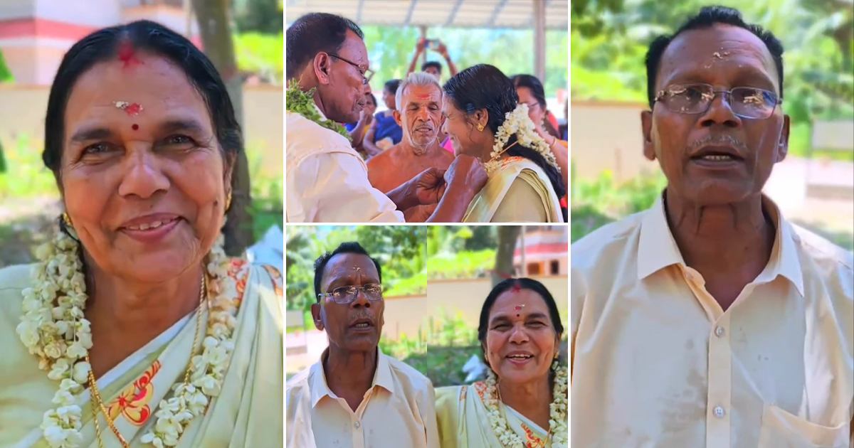 Ponnamma Ravidran Old Couples Viral Marriage