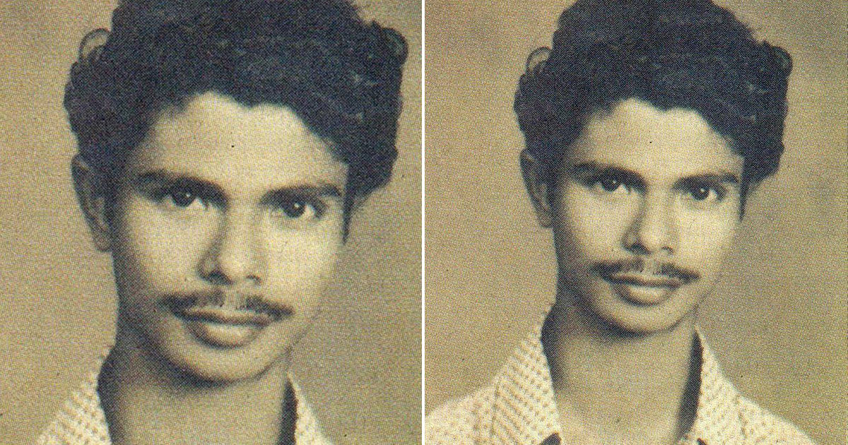 Actor Indrans Childhood Photo