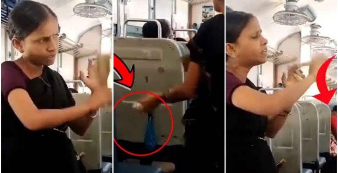 Lady On Train Wear Much More Masks Video Viral