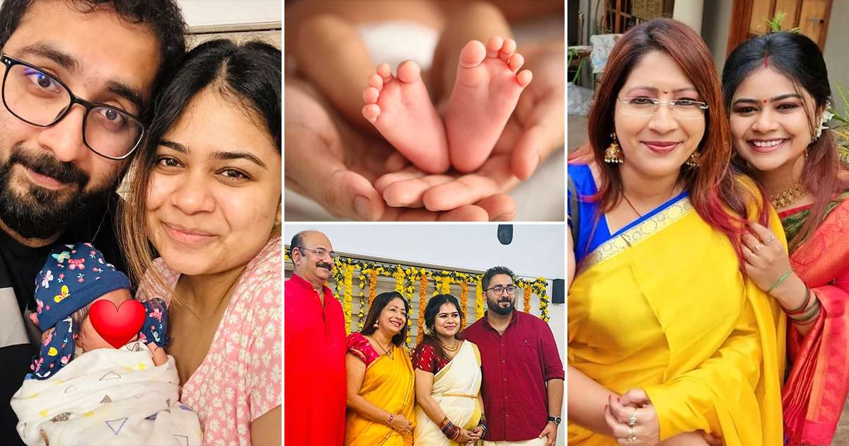 Lekshmi Nair Son Vishnu Nair Blessed With Baby Girl