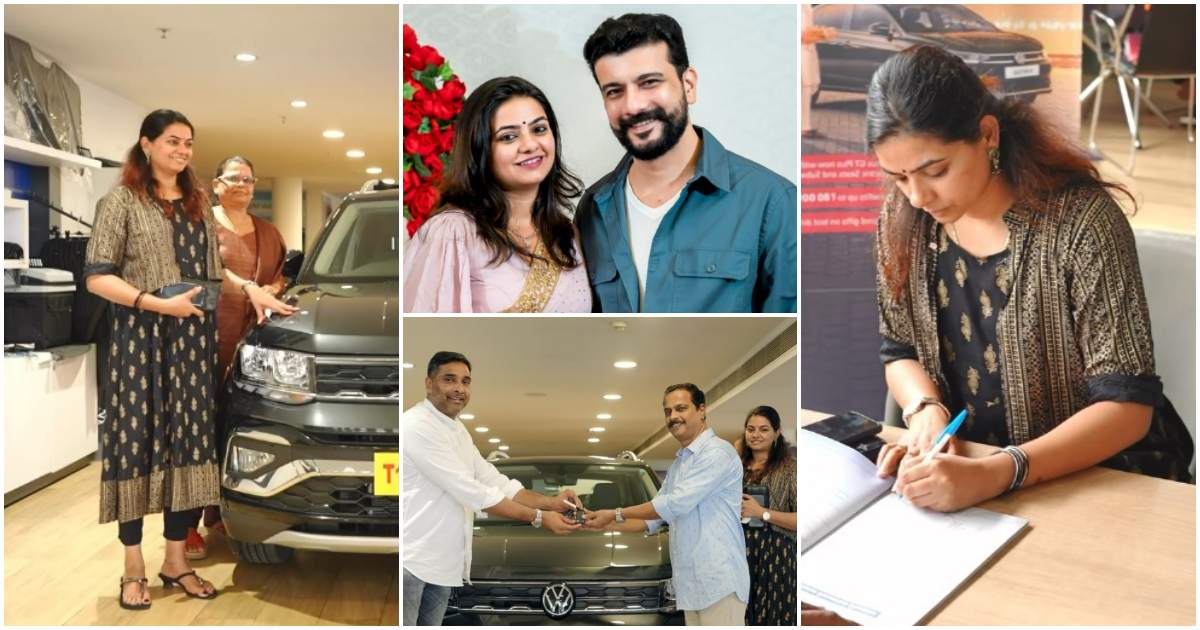 Ramesh Pisharody Wife Saumya Mani Pisharody New Volkswagen Car