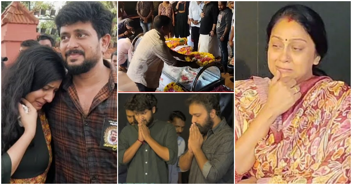 Santhwanam Actors In Director Adithyan Funeral