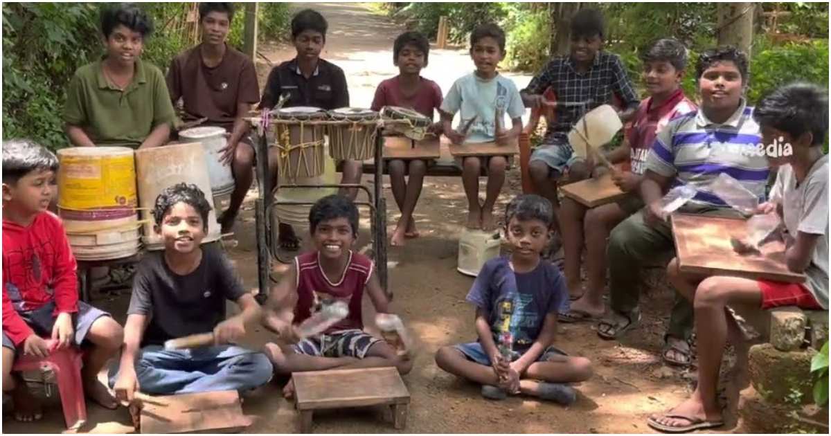 Dabba Beat Kids Music Band Viral Video Anirudh Ravichander
