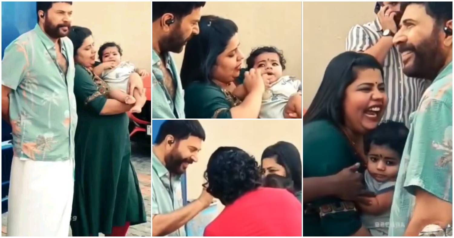 Sneha Sreekumar And BabyHappy Moments With Mammootty