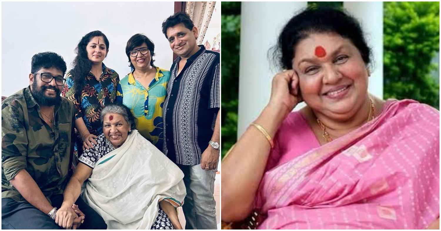Shaji Kailas Happy Moments With Kaviyoor Ponnamma