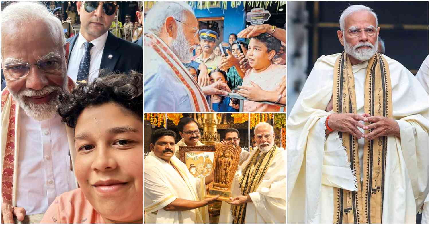 Indian Prime Minister Narendra Modi Selfie With Boy