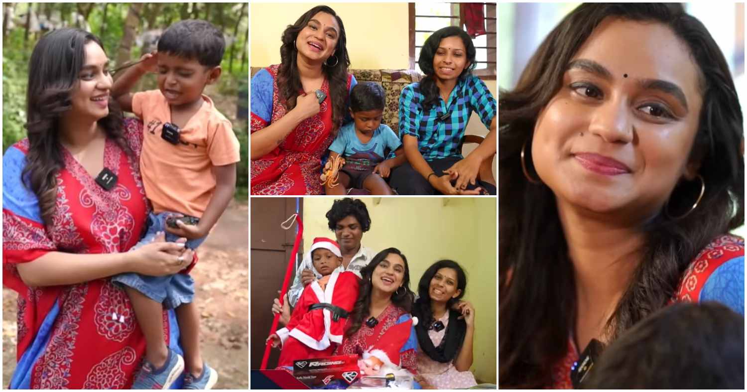 Lakshmi Nakshathra Christmas Celebration With Kollam Sudhi Family Video Trending Now
