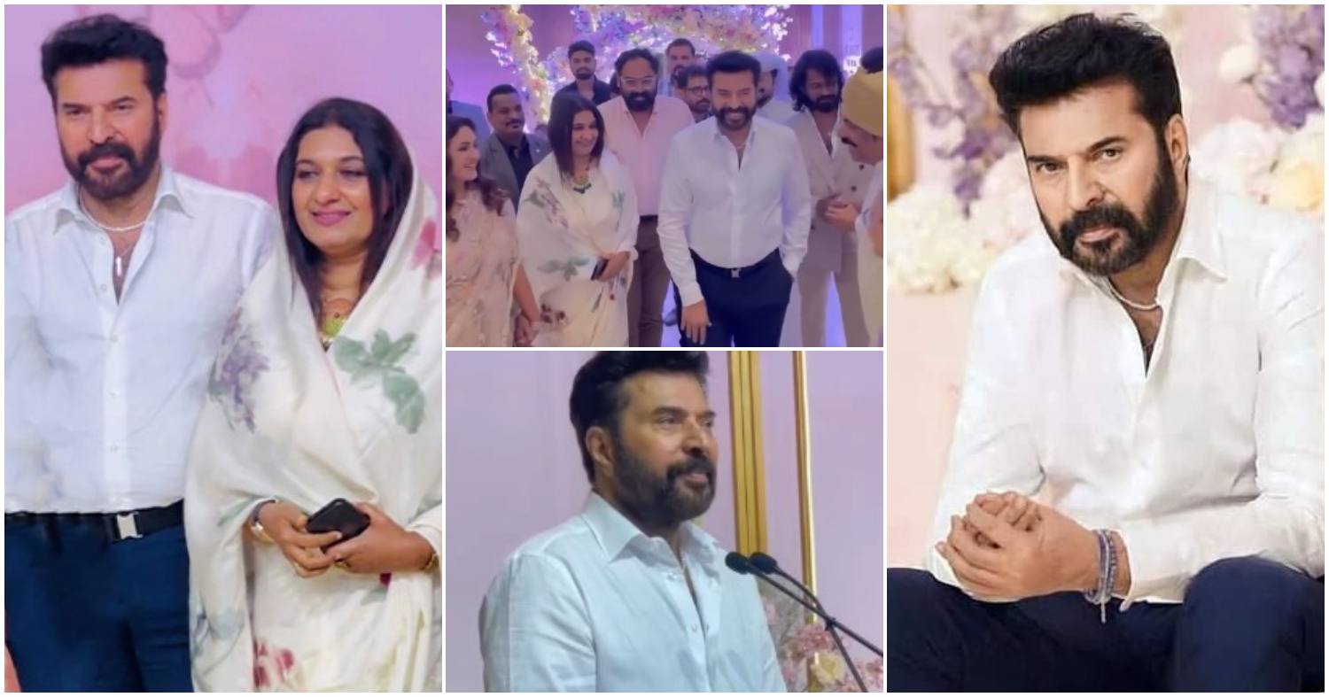 Megastar Mammootty Shines In A Wedding In Dubai