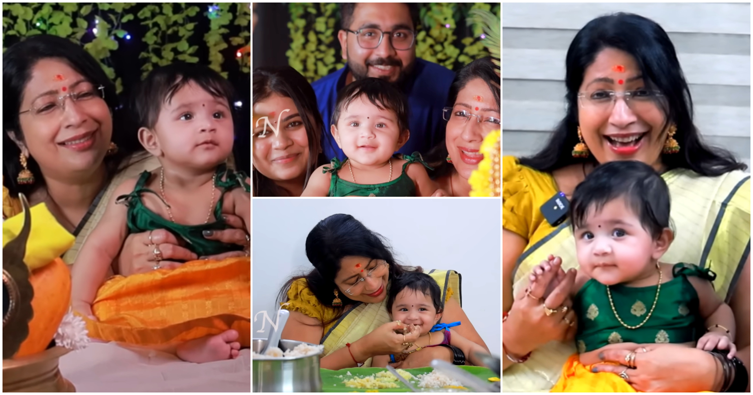 Lekshmi Nair Introduce Her Grand Daughter On Vishu Day