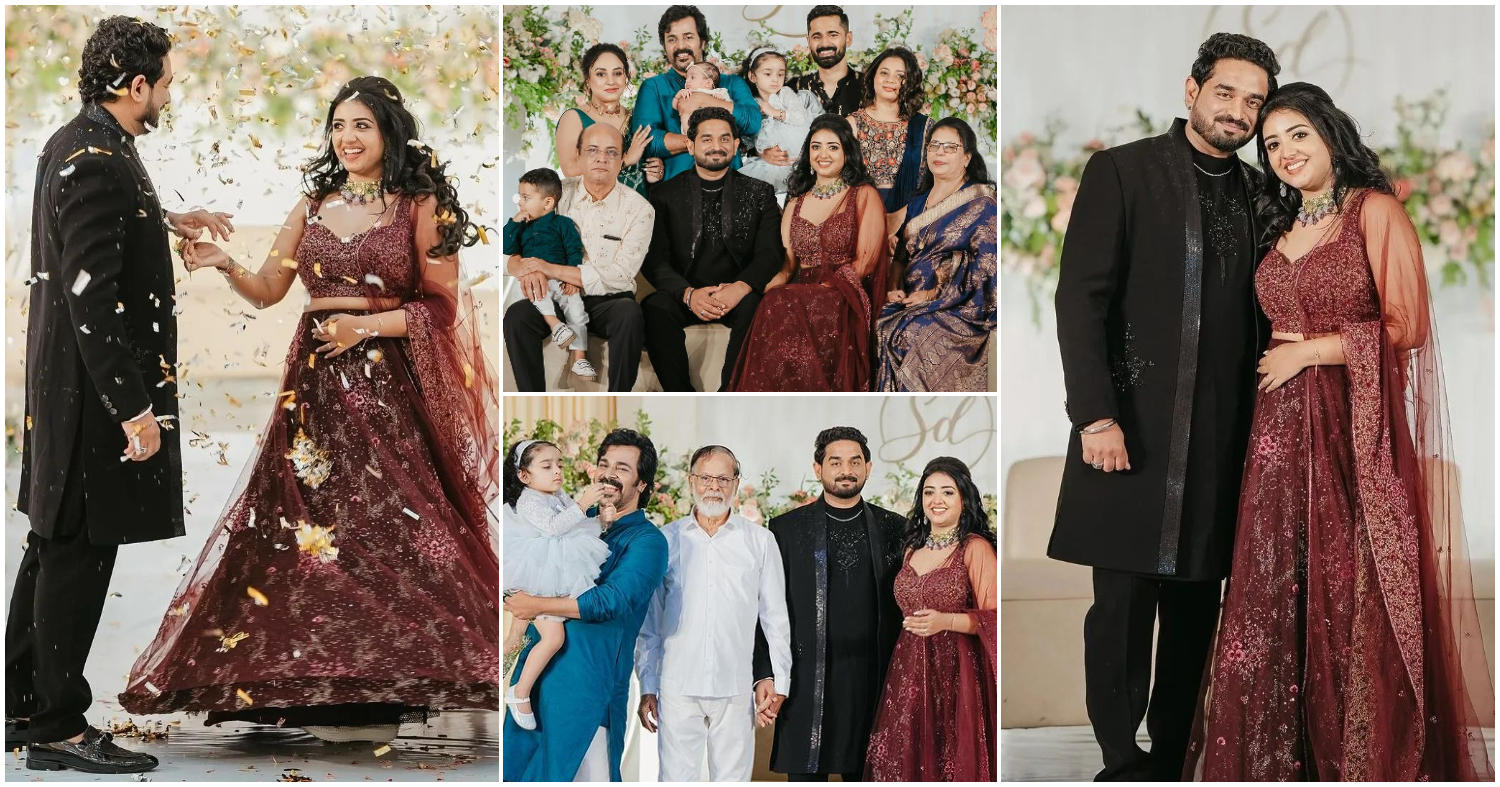 Pearle Maaney Sister Shradha's Engagement Ceremony