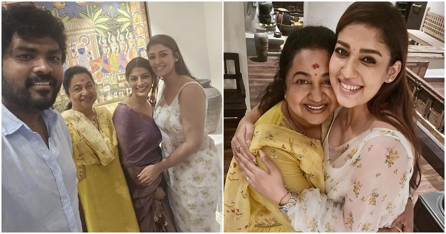 Radikaa Sarathkumar With Nayanthara And Family