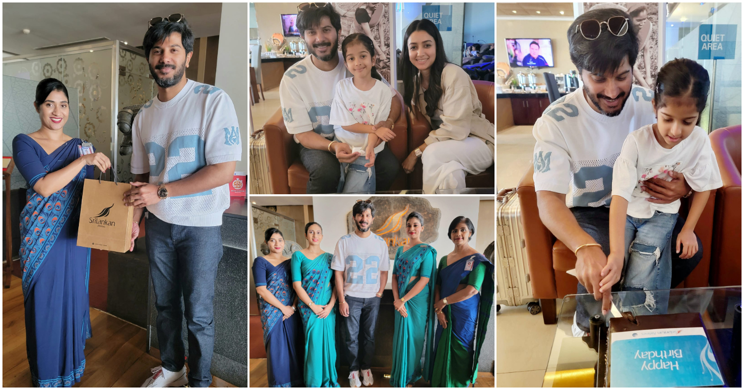 Dulquer Salmaan Got A Birthday Surprise By SriLankan Airlines