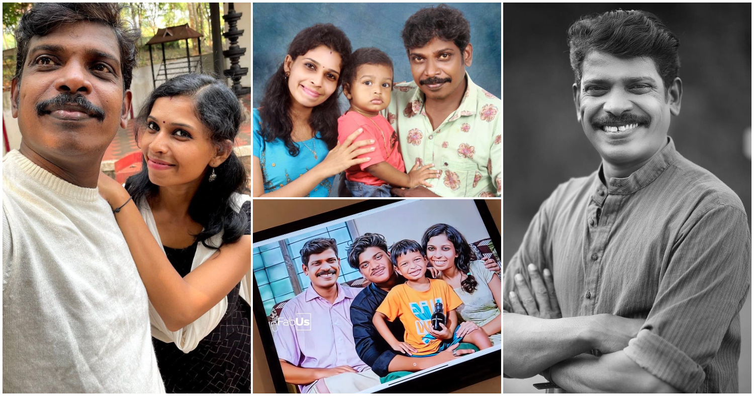 Kollam Sudhi Family Photo