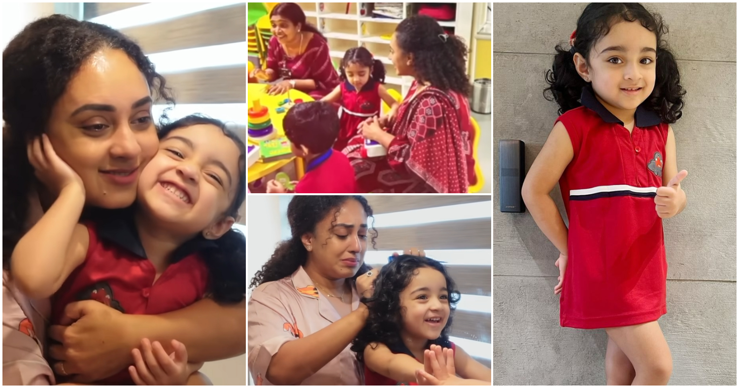 Nila Baby First School Day At Play School By Pearle Maaney