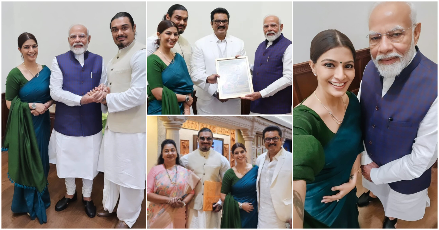 Radikaa And Sarath Kumar Invited Prime Minister Narendra Modi For Varalaxmi Sarathkumar Wedding